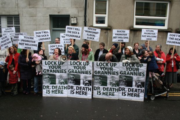 Demonstration against Dublin Workshop, 2011