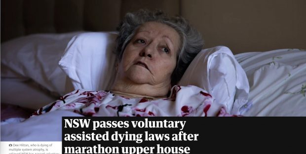 NSW becomes the last Australian State to allow euthanasia